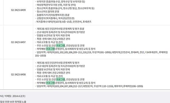 프로그램 : 계획, 활동, 수업, 수강 
