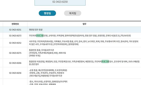 프로그램 : 계획, 활동, 수업, 수강 