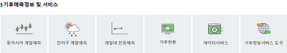 APEC기후센터 - 데이터 서비스