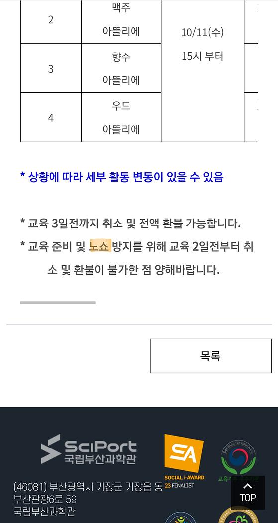 국립부산과학관 - 노쇼