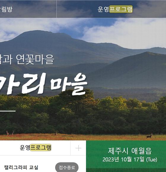 프로그램 = 계획, 활동, 수업, 수강, 지원