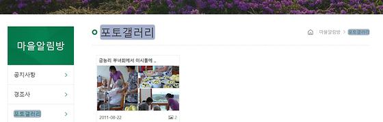 포토갤러리 = 사진첩, 사진전시장