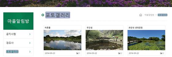 포토갤러리 = 사진첩, 사진전시장