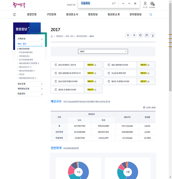 다운로드 = 내려받기
