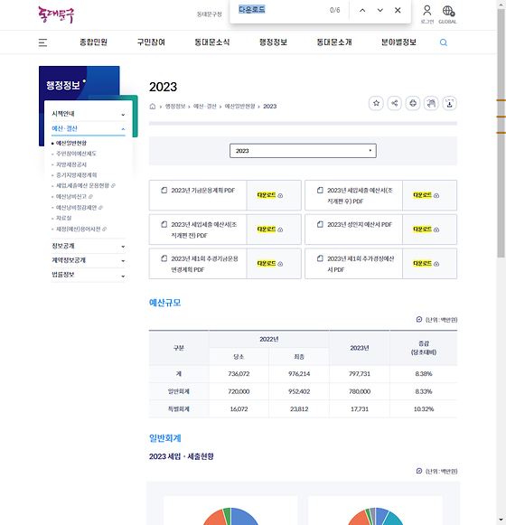 다운로드 = 내려받기