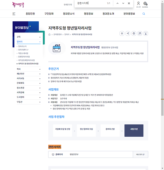 관련사이트 = 관련기관