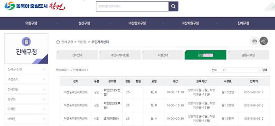 프로그램 = 계획, 활동, 수업, 교육, 수강, 지원