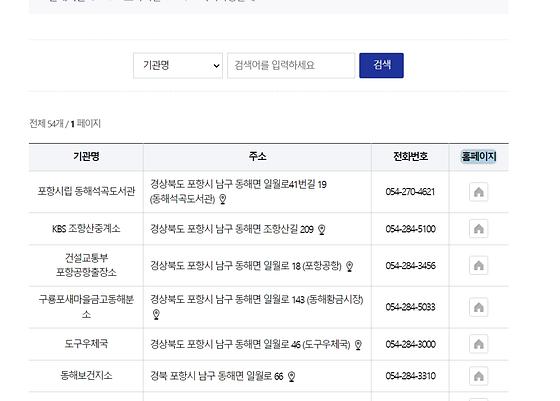홈페이지 = 누리집