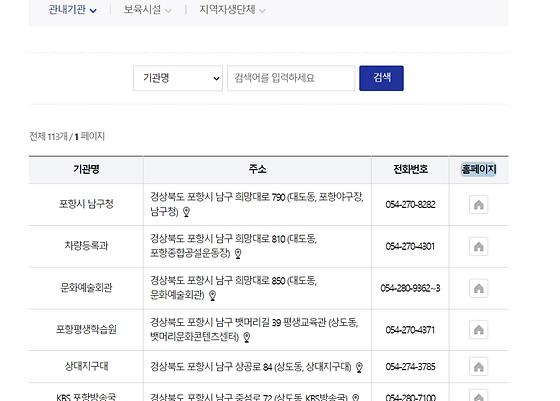 홈페이지 = 누리집