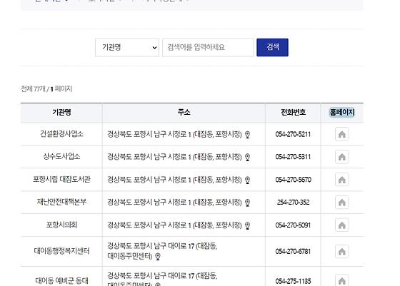 홈페이지 = 누리집