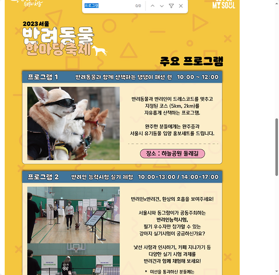 프로그램 = 계획, 활동, 수업, 수강, 지원