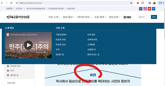 비전을 우리말로 바꿔주세요