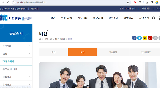 비전을 우리말로 바꿔주세요