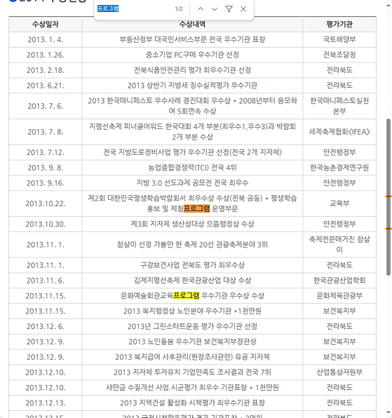 프로그램 = 계획, 활동, 수업, 수강, 지원