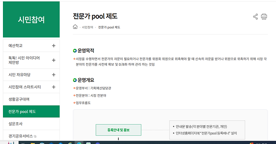 전문가Pool제도
