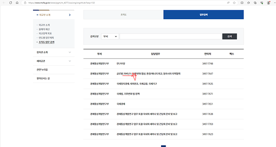외교부 거버넌스를 바꿔주세요