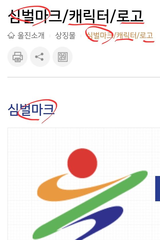 상징표지