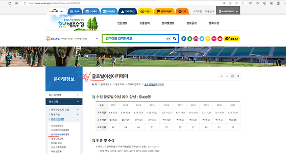 대구 수성구청 글로벌 바꿔주세요